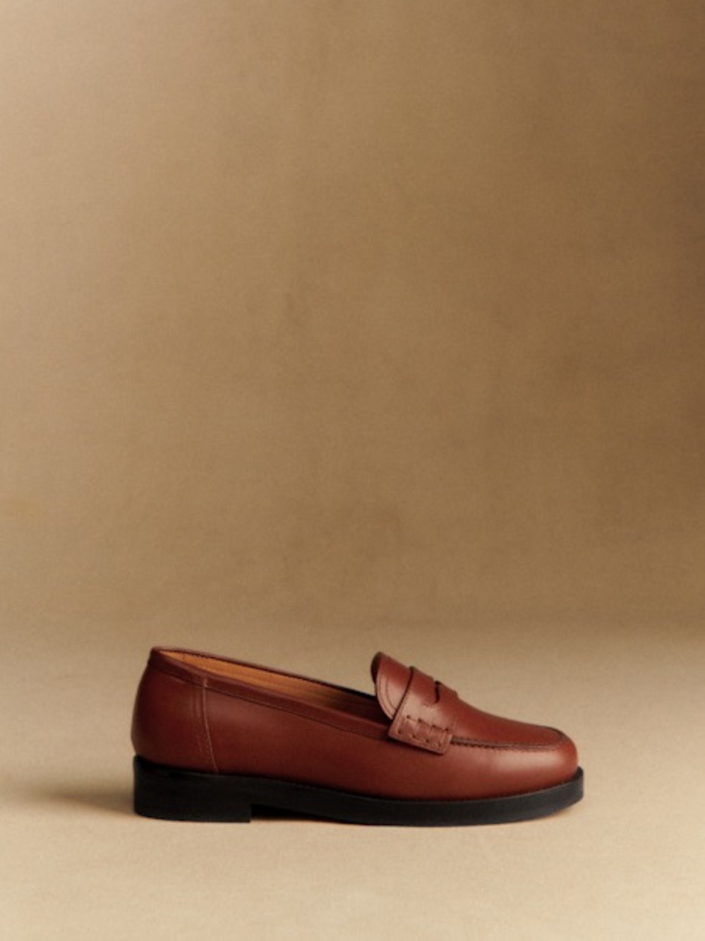 Sézane Andrea Loafers in Natural Heritage Leather FR 41 - Picture 4 of 13
